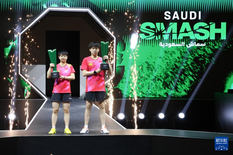 WTT 사우디 스매시, 중국 왕추친-쑨잉사 혼합복식 우승
