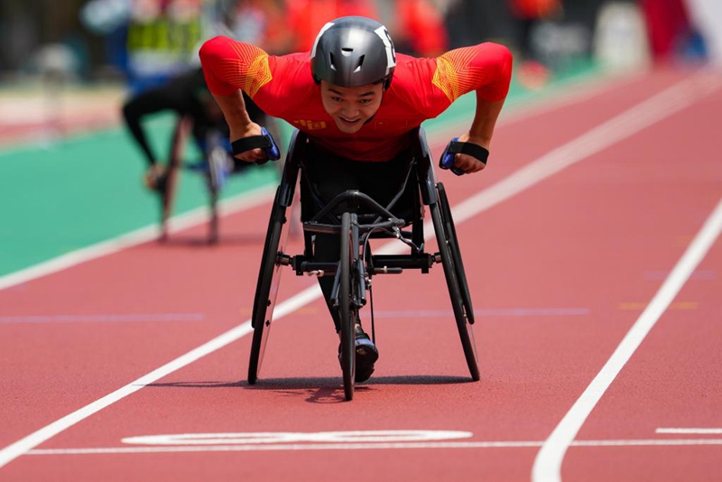 中, 장애인 육상선수권대회서 하루 금 3개 세계신기록 수립