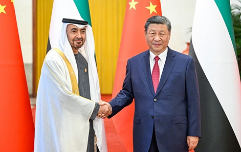 시진핑 주석, 아랍에미리트 대통령과 회담
