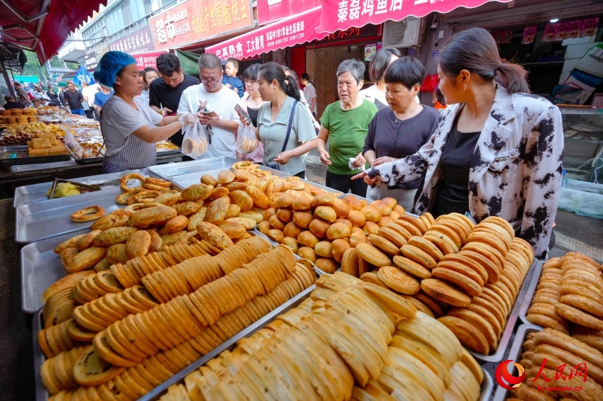 산시 윈청 전통 간식거리