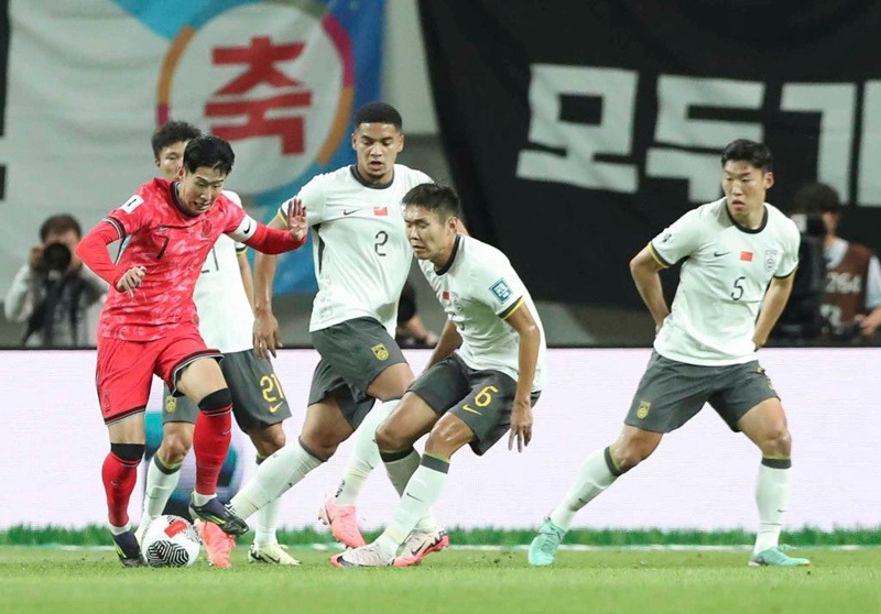 [월드컵 예선] 中, 韓에 졌지만 조 2위로 18강 진출
