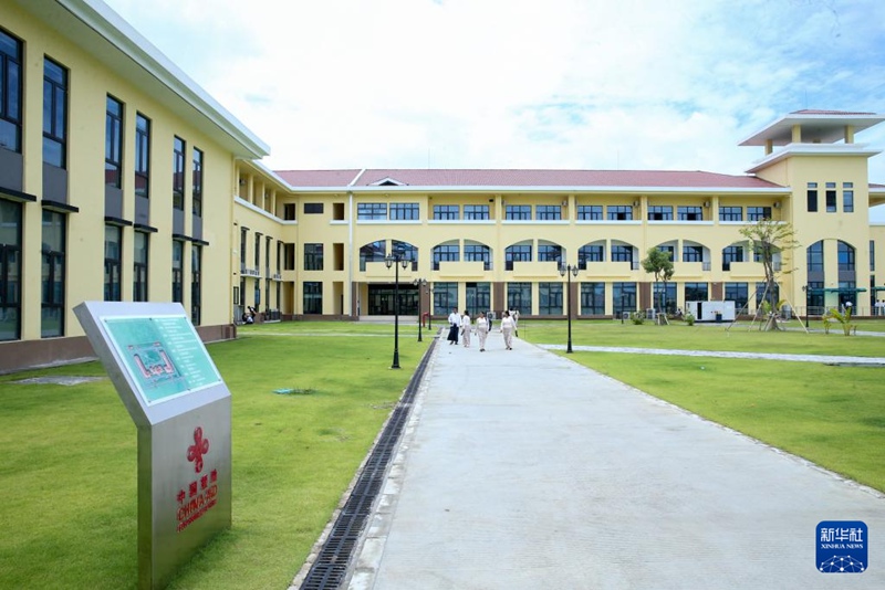 미얀마 네피도에 위치한 중국 정부지원 미얀마 국가질병관리센터와 의료진교육센터 [6월 13일 촬영/사진 제공: 먀오줴쒀]