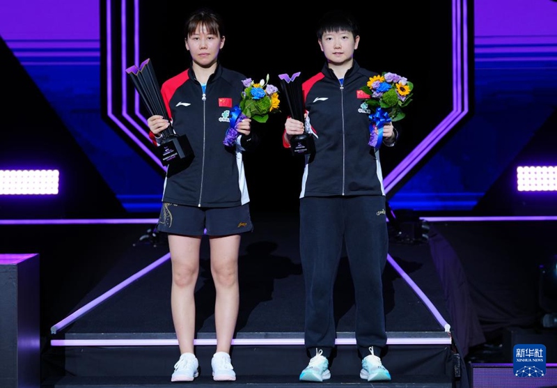 中 천싱퉁, WTT 챔피언스 요코하마 女 단식 우승… 왕추친 男 단식 준우승