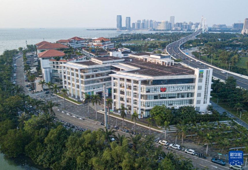 하이커우(海口) 푸싱청(復興城) 인터넷정보산업단지 [11월 13일 촬영/사진 출처: 신화사]