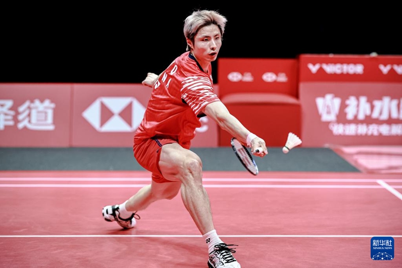 스위치 중국 선수가 남자 단식 결승 경기 중인 모습 [12월 21일 촬영/사진 출처: 신화사]