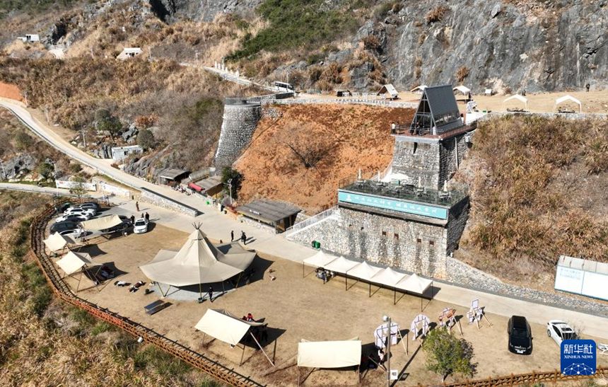 루리컹촌 전경 [1월 14일 드론 촬영/사진 출처: 신화사]