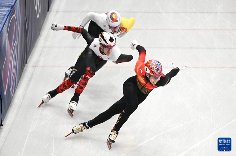 쑨룽(孫龍·우) 중국 선수가 경기 중인 모습 [2월 10일 촬영/사진 출처: 신화사]