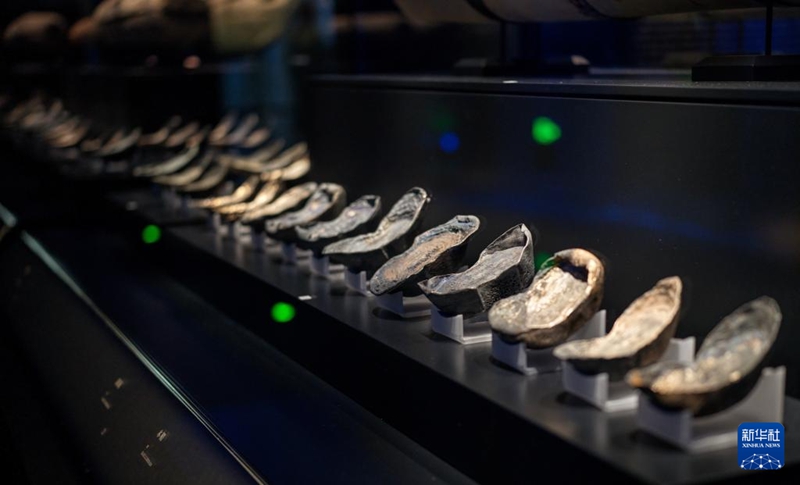 은괴 전시품 [3월 3일 촬영/사진 출처: 신화사]