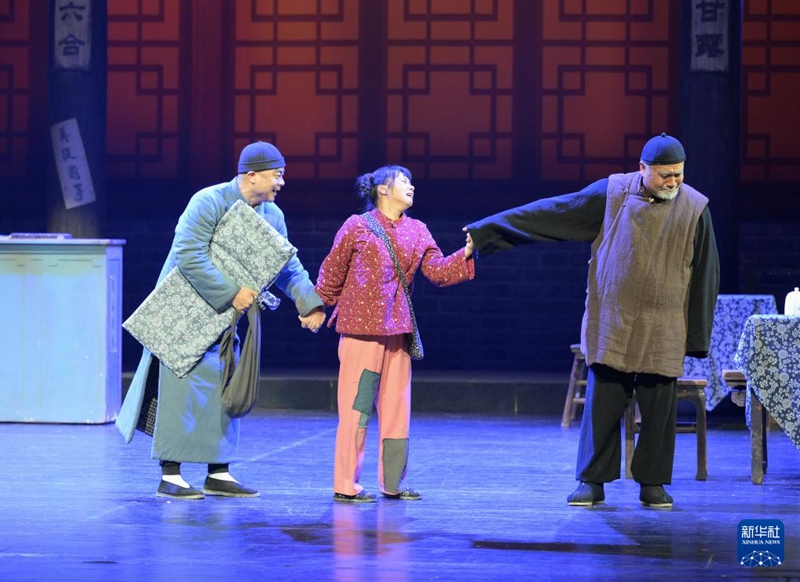 공연 모습 [3월 14일 촬영/사진 출처: 신화사]