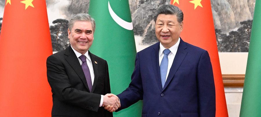 시진핑 주석, 투르크메니스탄 민족 지도자 겸 인민위원회 주석 접견