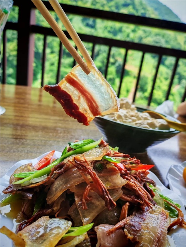 목면화 라러우 볶음