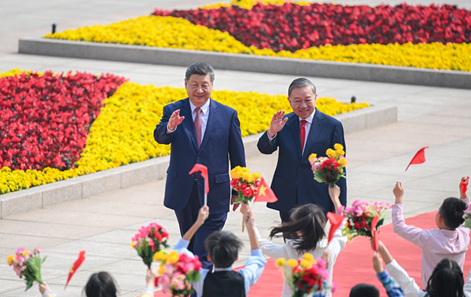 시진핑 주석, 또 럼 베트남 서기장과 회담