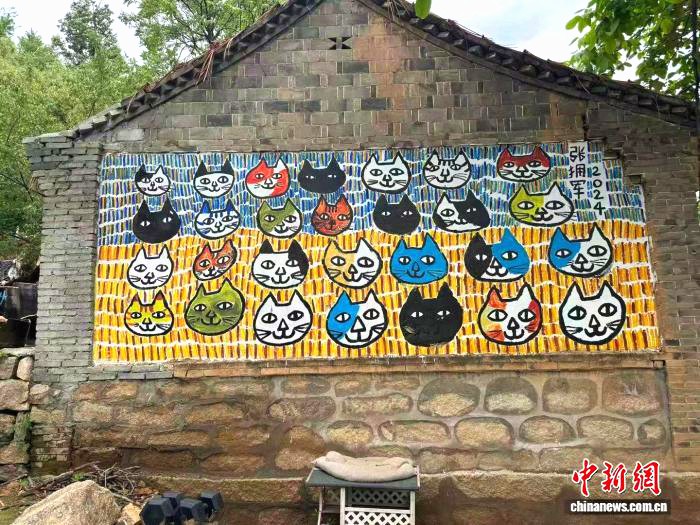 ‘고양이촌’ 벽화 [5월 27일 촬영/사진 촬영: 자오단메이(趙丹媚)]