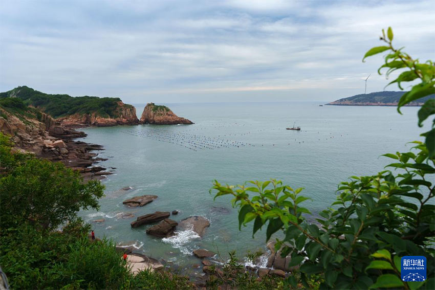 지난 11일, 샤푸현 샤웨이다오(下尾島)의 전경 [사진 출처: 신화사]