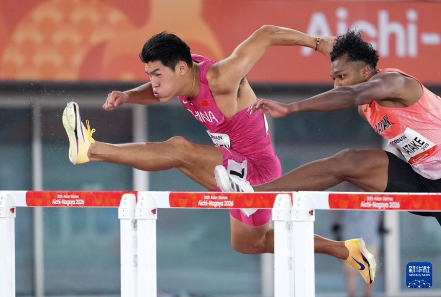 아시안게임 육상 남자 110m 허들, 中 천위안장 우승