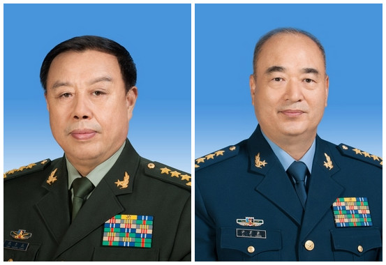 판창룽•쉬치량, 국가 군사위 부주석으로 표결 선출