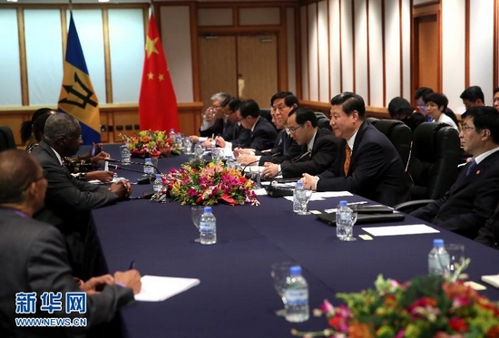 시진핑, 바베이도스 총리 회견 “협력의 구심점 모색해야”