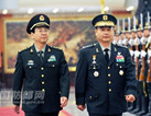 팡펑후이 총참모장, 정승조 韓합동참모본부의장과 회담