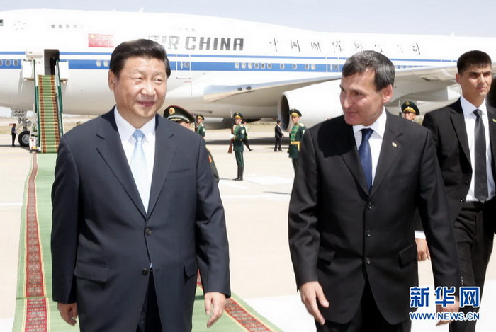 시진핑 주석, 투르크메니스탄 국빈방문 돌입 (3)