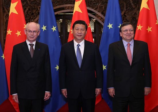 시진핑, EU측 대표 만나 “일체의 보호주의 반대해야”