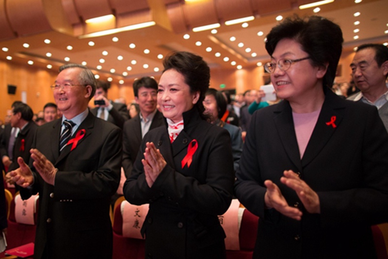영부인 펑리위안, 2013년 세계에이즈의 날 행사 참가 (2)