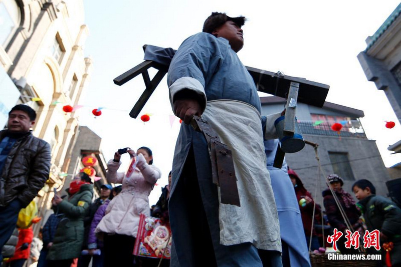베이징 다자란 거리서 베이징 전통춘절 모습 재현돼 (5)