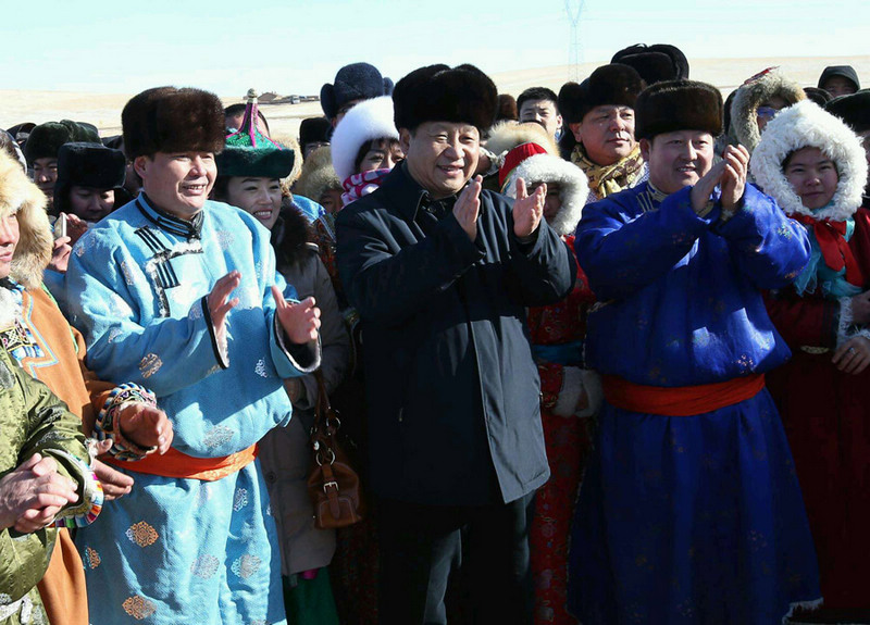 시진핑, 몽고족 전통행사서 목축민과 함께 해