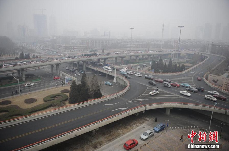 中중동부 지역의 대기오염권 98만 평방 킬로미터 달해 (6)