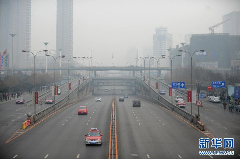 中중동부 지역의 대기오염권 98만 평방 킬로미터 달해 (4)