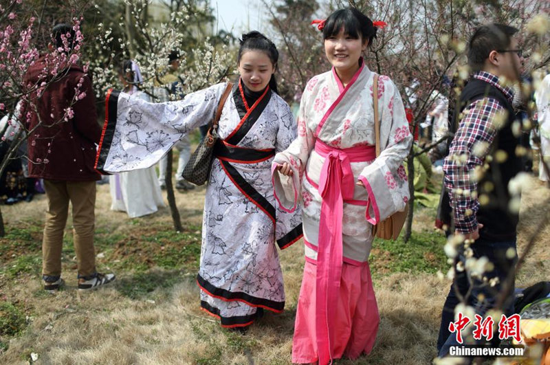 난징 매화산서 ‘화신절’ 행사로 전통문화 드높여
