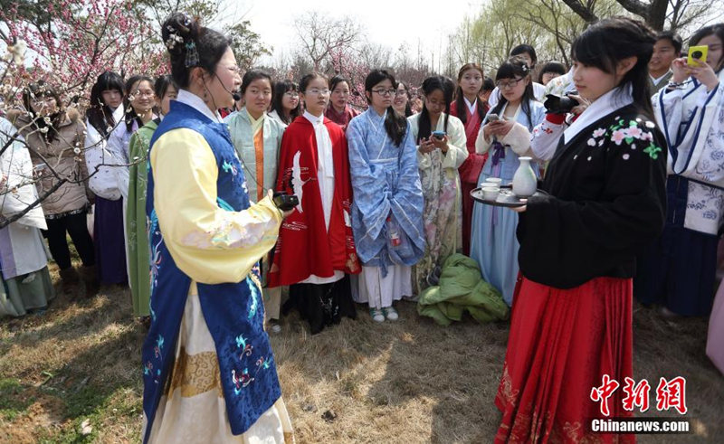 난징 매화산서 ‘화신절’ 행사로 전통문화 드높여 (4)