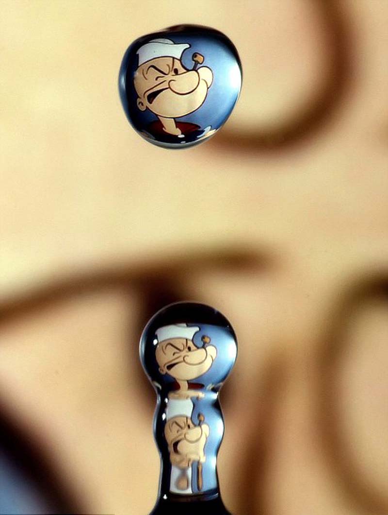 귀여운 만화 주인공들이 물방울 속에 있네! (10)