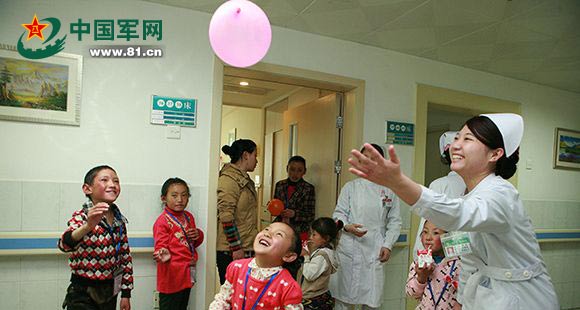 광저우 군구병원, 시짱 심장병 아동 23명 무료 수술