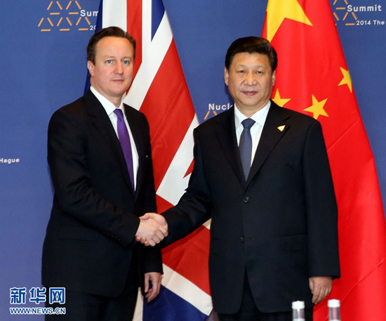 시진핑, 영국 총리와 회동…다양한 분야 협력 선도