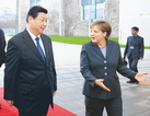 시진핑 주석, 메르켈 독일 총리와 회담 가져