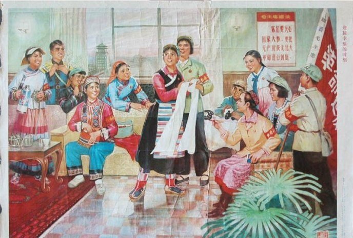 5•60년대 중국 젊은이들의 형상 담은 옛 포스터 전시 (2)