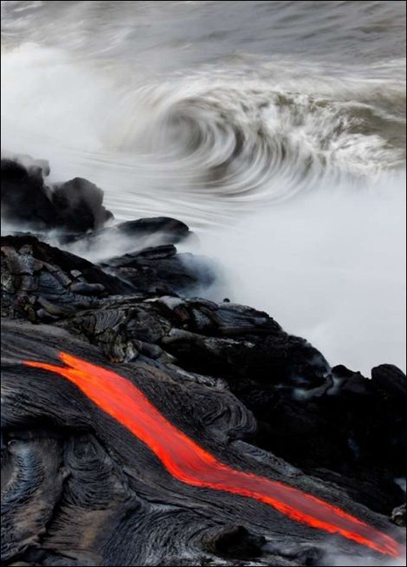 하와이서 마그마 바다 유입 장면 촬영…‘지옥불’ 연상 (10)
