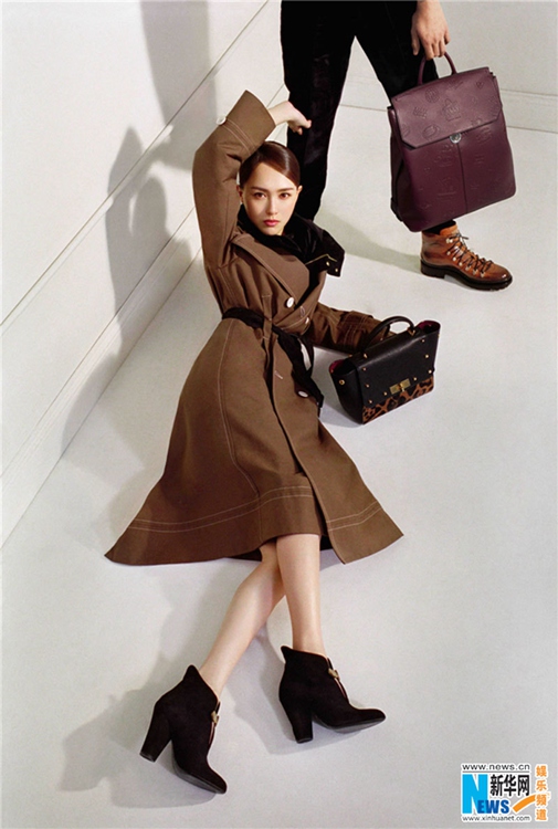 탕옌, F/W 패션 화보…스타일리쉬 룩으로 슈퍼모델 방불