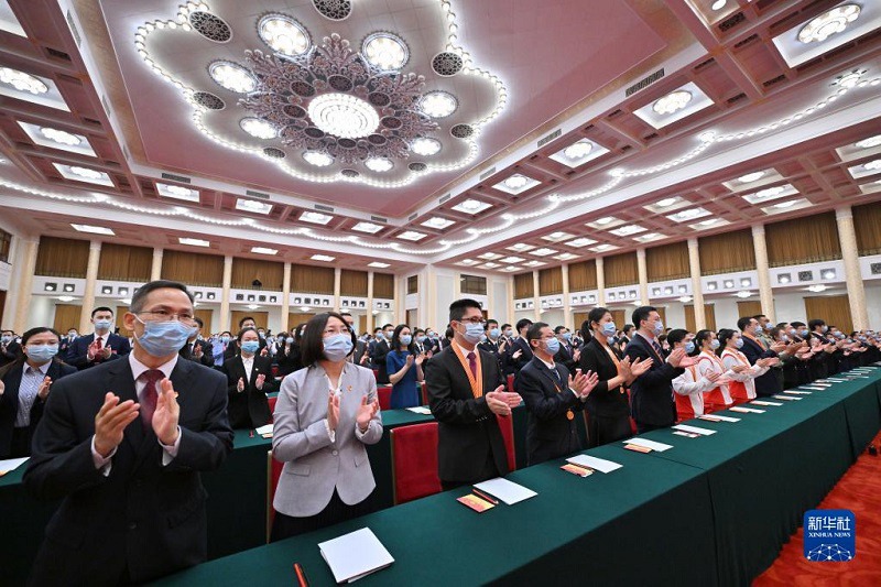 [포토] 중국 공산주의 청년단 창단 100주년 경축대회 베이징서 개최
