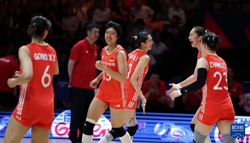 2025 FIVB 여자 발리볼네이션스리그 베이징 대회 개막… 中 여자배구팀 ‘좋은 출발’
