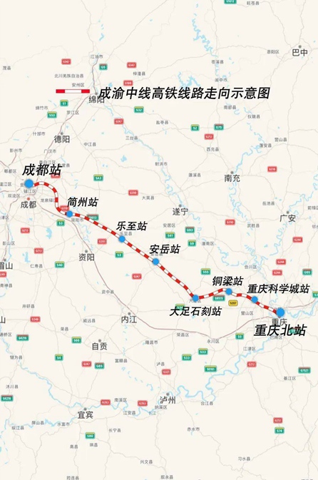 시속 400km 운행! ‘최고속 고속철’ 청두-충칭 구간 운행 예정
