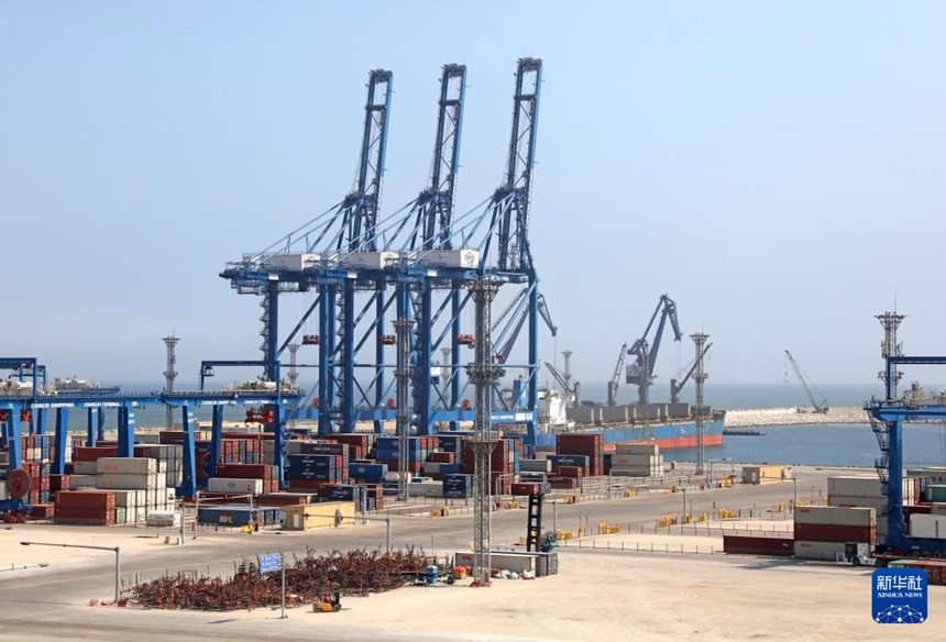 페루 찬카이항 터미널 작업 구역 [10월 7일 촬영/사진 출처: 신화사]