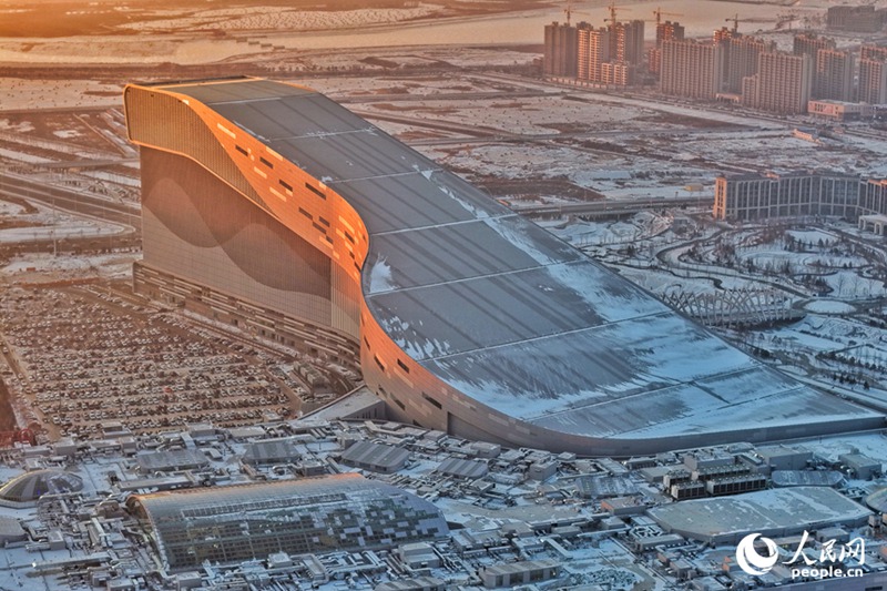 스키장 외부 전경