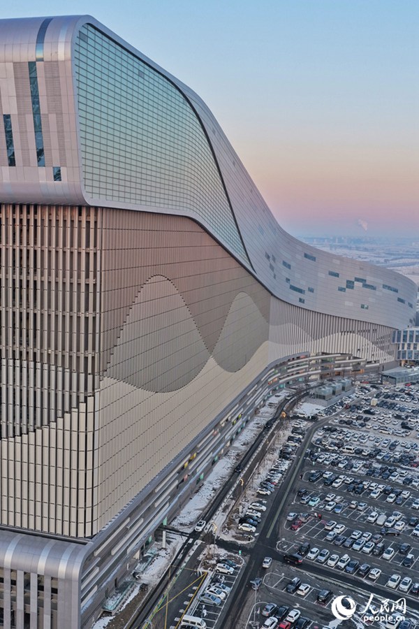 스키장 외부 전경