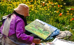 [포토] 中 ‘춘성(春城)’ 쿤밍, 봄꽃 만개…나들이객 북적