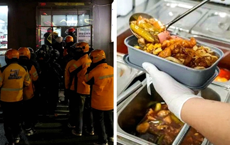 타이위안 한 식당의 ‘1元 도시락’, 야간 근로자들에게 위로