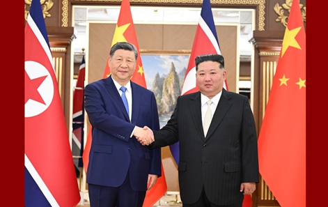 시진핑, 김정은과 회담...“전통 우의에 새로운 시대적 함의 불어넣자”