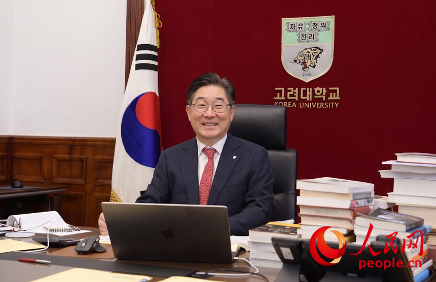 고려대학교 김동원 총장 [사진=강형빈]
